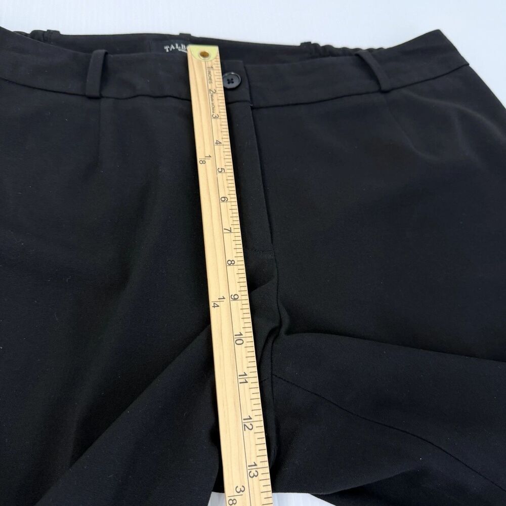 Talbots Heritage Pants Black Stretch Wide Leg Women's Size 14w (Fit 36x31) - Picture 8 of 12